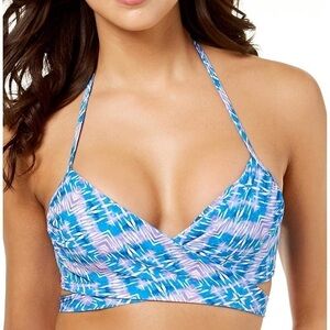 NWT Sundazed Wrap Around Halter Bikini Top 34D